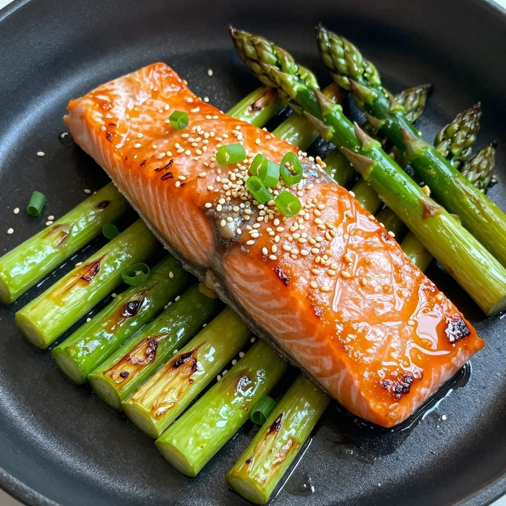 New Year Reset Salmon And Asparagus Sheet Pan Dinner