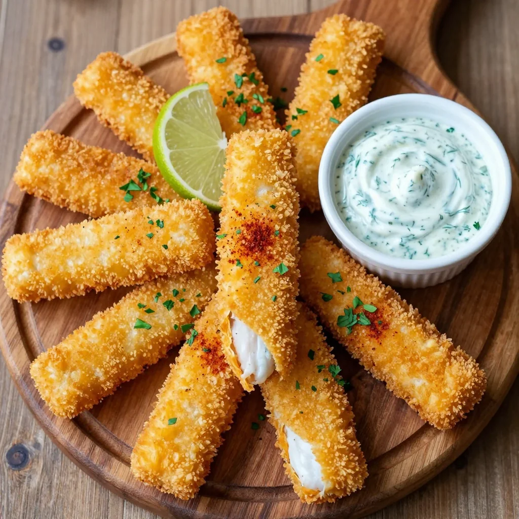 Crispy Baked Fish Sticks for a Healthy Take on a Classic