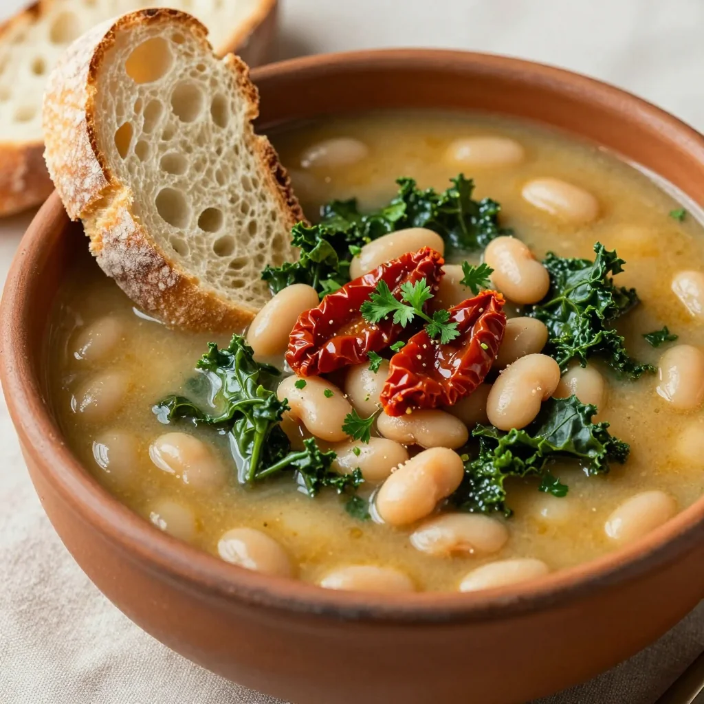 Creamy Tuscan White Bean Soup Cozy Winter Comfort