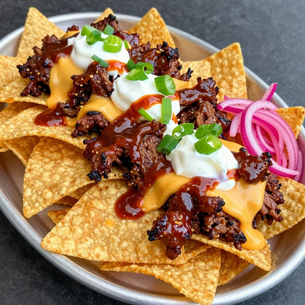 BBQ Pulled Pork Nachos for Ultimate Football Sunday Snacks