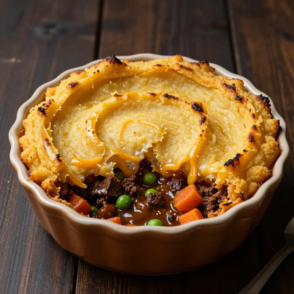 Sweet Potato Shepherd's Pie for Winter Comfort Food