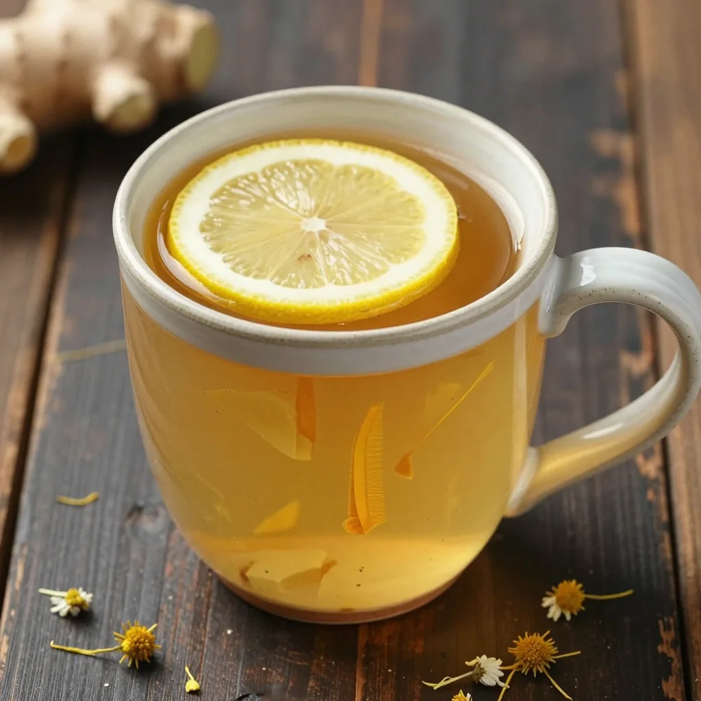 Lemon Ginger Detox Tea to Soothe Your Stomach