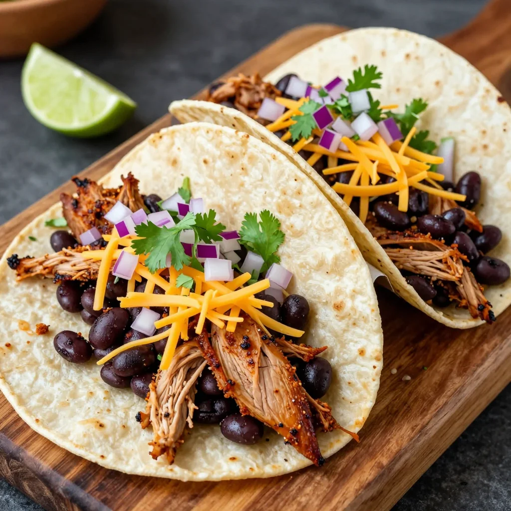 Budget Turkey and Black Bean Tacos for Dinner