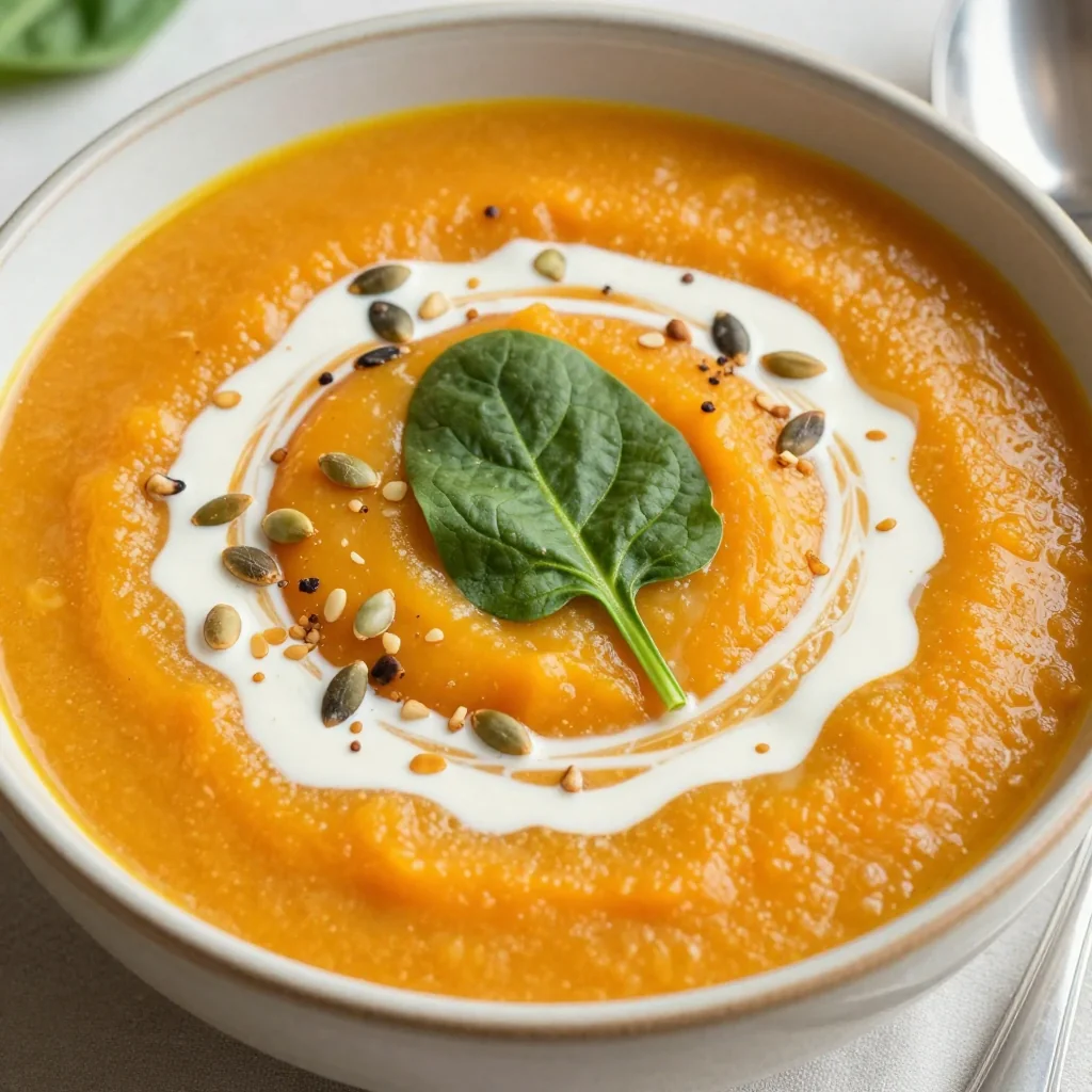 hearty sweet potato and spinach soup for comforting january suppers