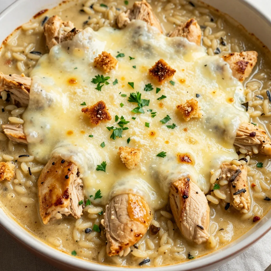Creamy Chicken and Wild Rice Casserole for Winter