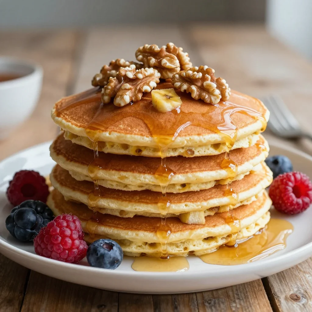 Vegan Banana Pancakes for a Cozy Sunday Brunch