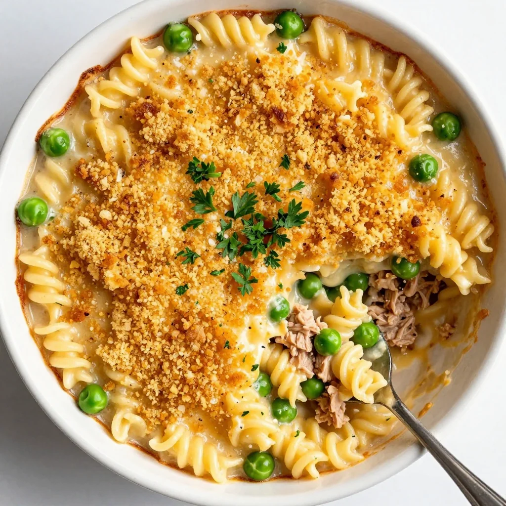 Pantry Challenge Tuna Noodle Casserole for Kids