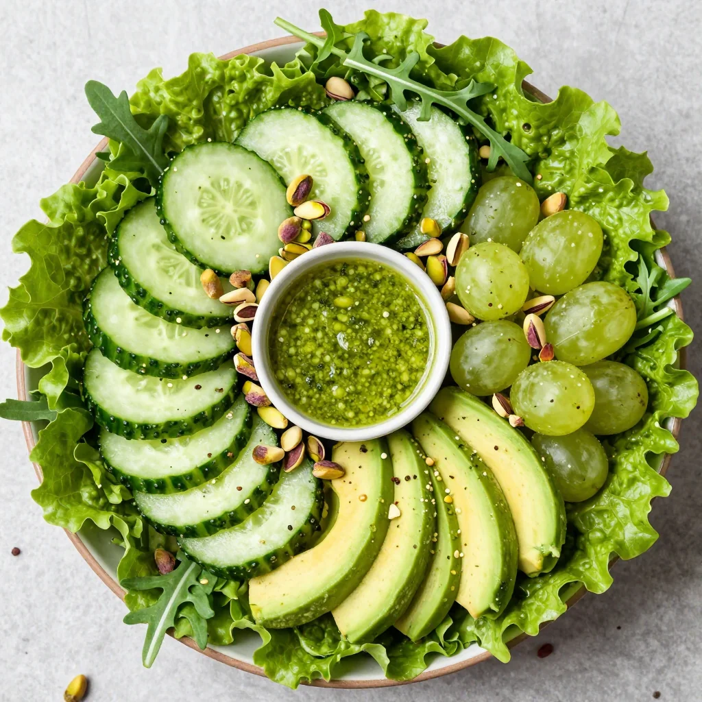 New Year's Day Green Goddess Salad for a Fresh Start