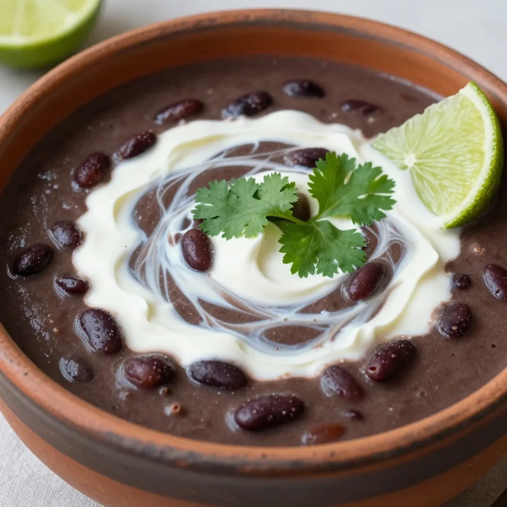 Pantry Clean Out Black Bean Soup for Kid Friendly Lunches