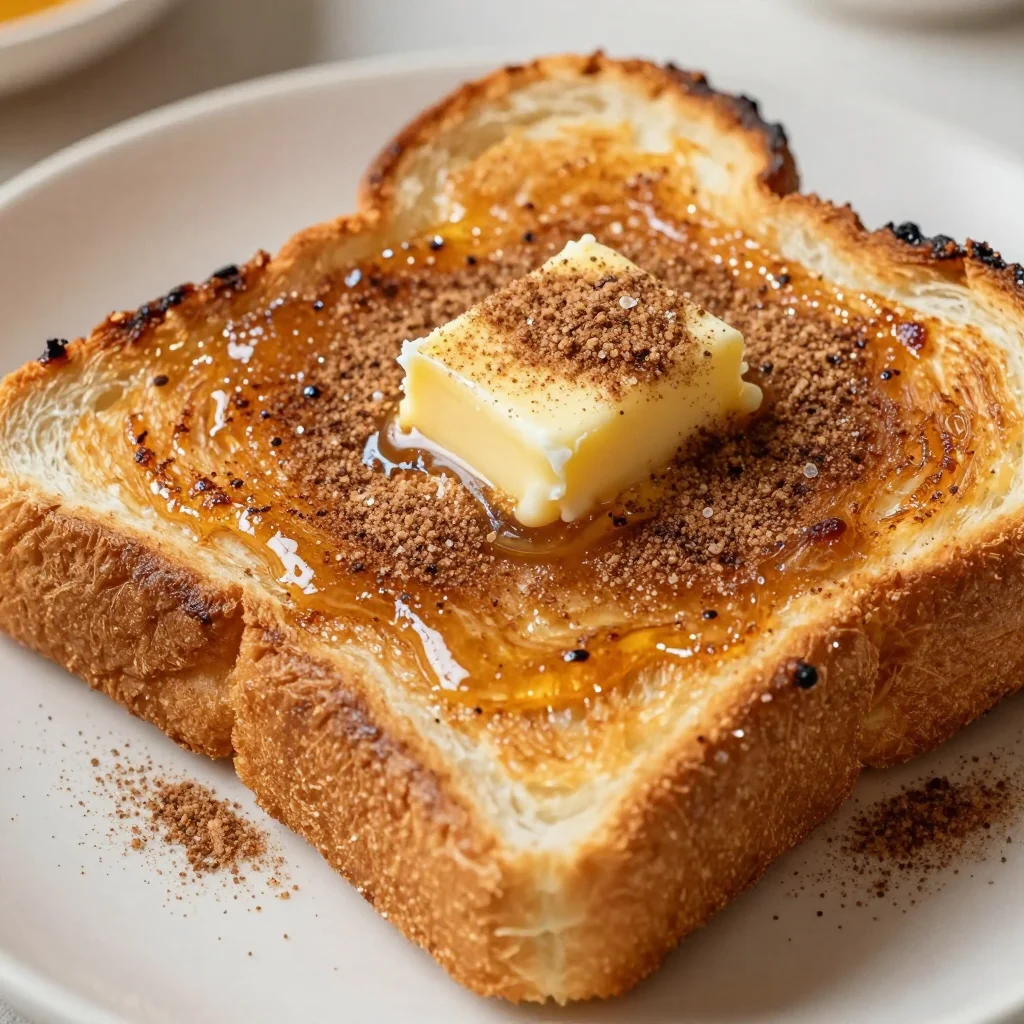 Warm Cinnamon Sugar Toast That is Comfort Food for Breakfast