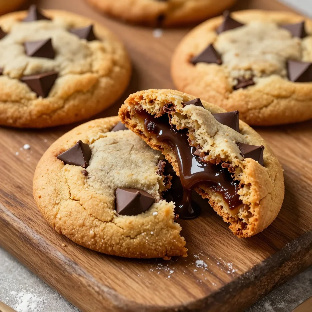Warm Gooey Chocolate Chip Cookies Fresh From The Oven