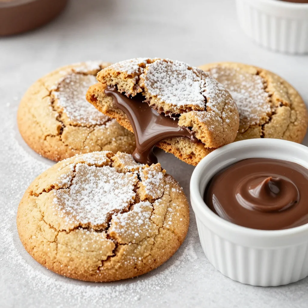 Indulgent Nutella Stuffed Cookies For Playoffs