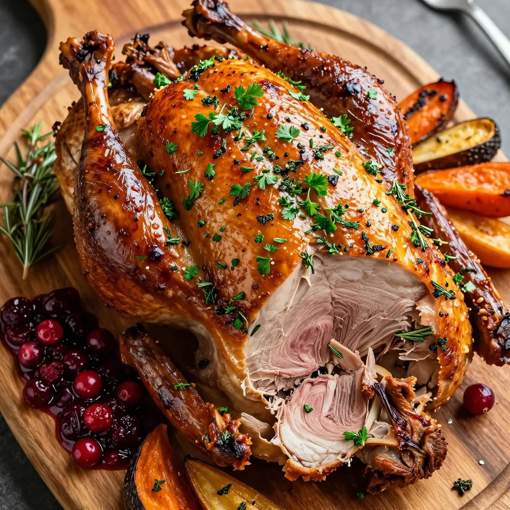 tender herb crusted roast turkey breast for martin luther king jr day feast