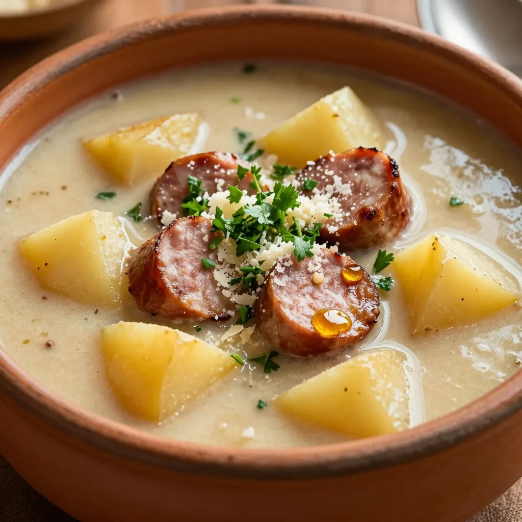 Budget Friendly One Pot Sausage and Potato Soup Recipe