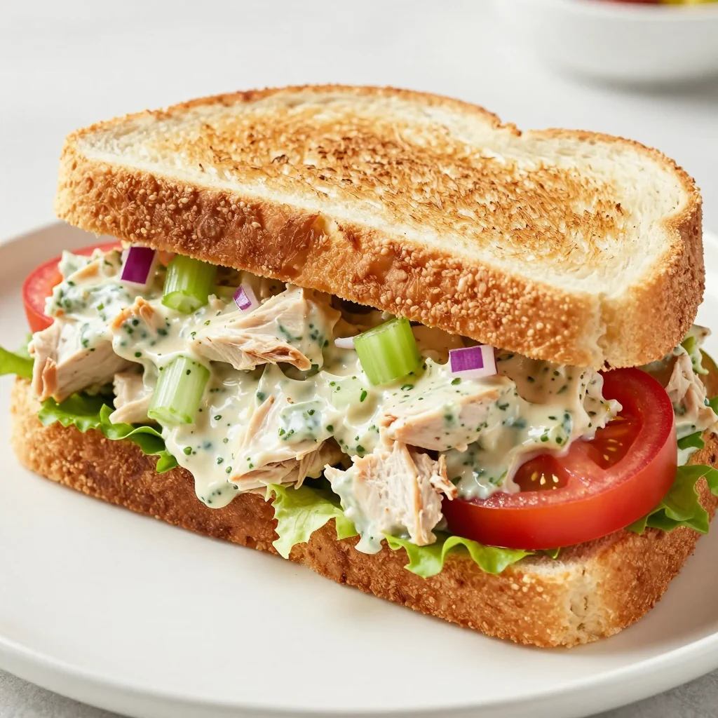 Pantry Clean-Out Canned Chicken Salad Sandwiches