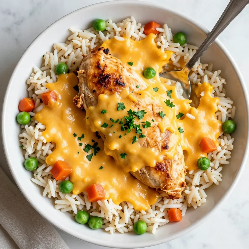 Cheesy Slow Cooker Chicken And Rice Recipe