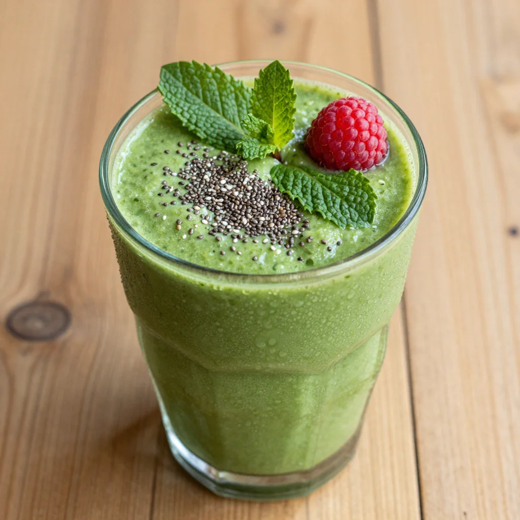Healthy Detox Green Smoothie That Tastes Sweet
