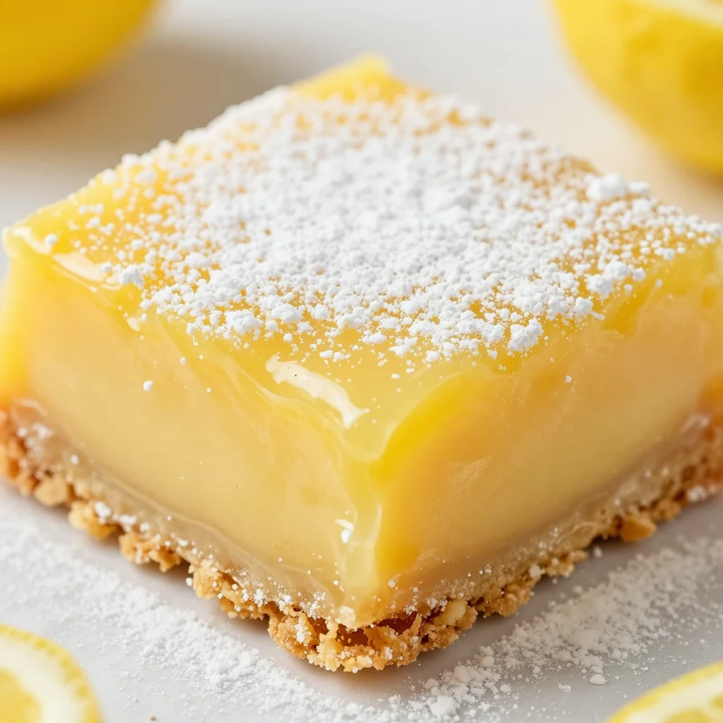 Indulgent Lemon Bars with Shortbread Crust
