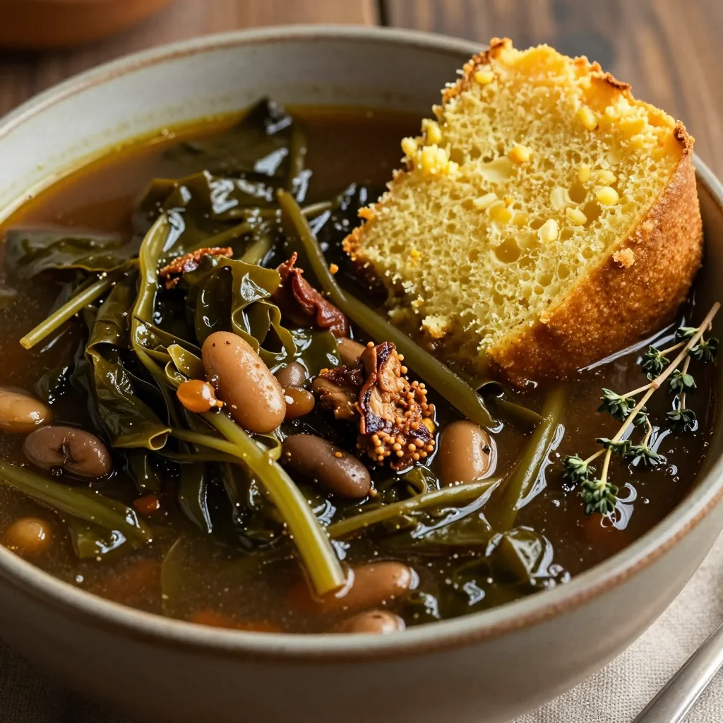 MLK Day Quick Freezer Prep Collard Green Soup for Family Feast