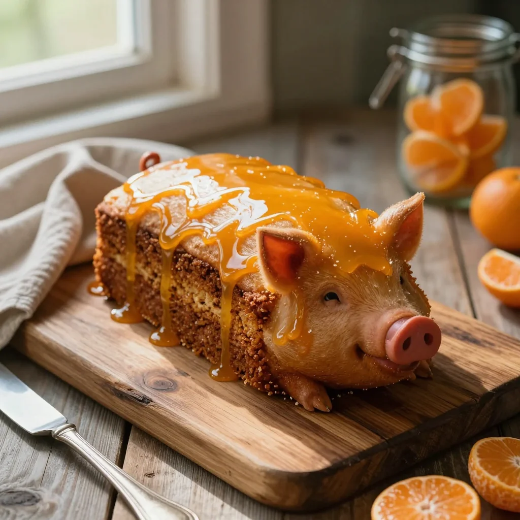 Pig Pickin Cake with Mandarin Oranges