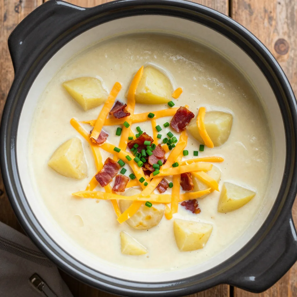 Cozy Slow Cooker Freezer Potato Soup for Busy Weeknights Easy