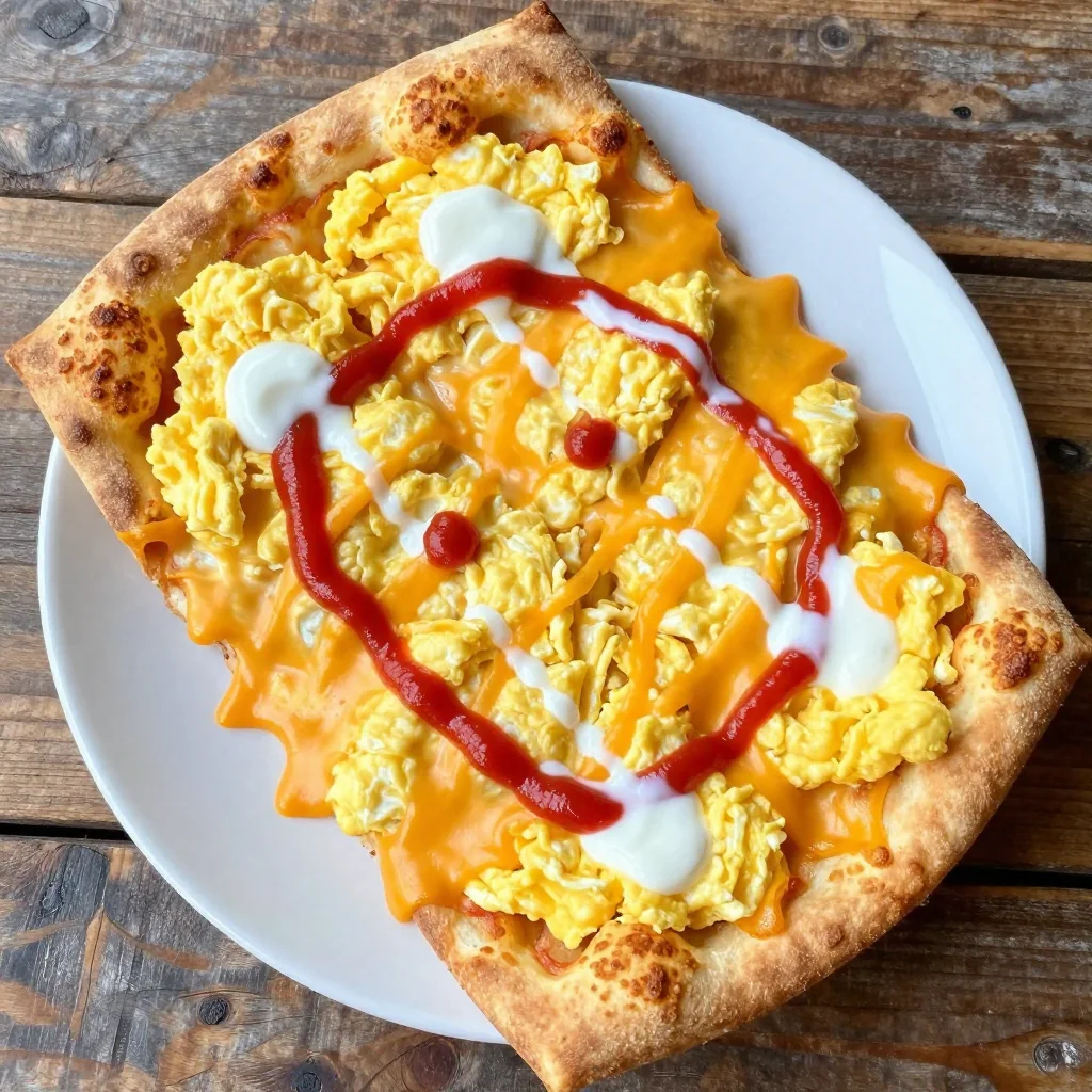 Kid-Approved Breakfast Pizza With Eggs And Cheese
