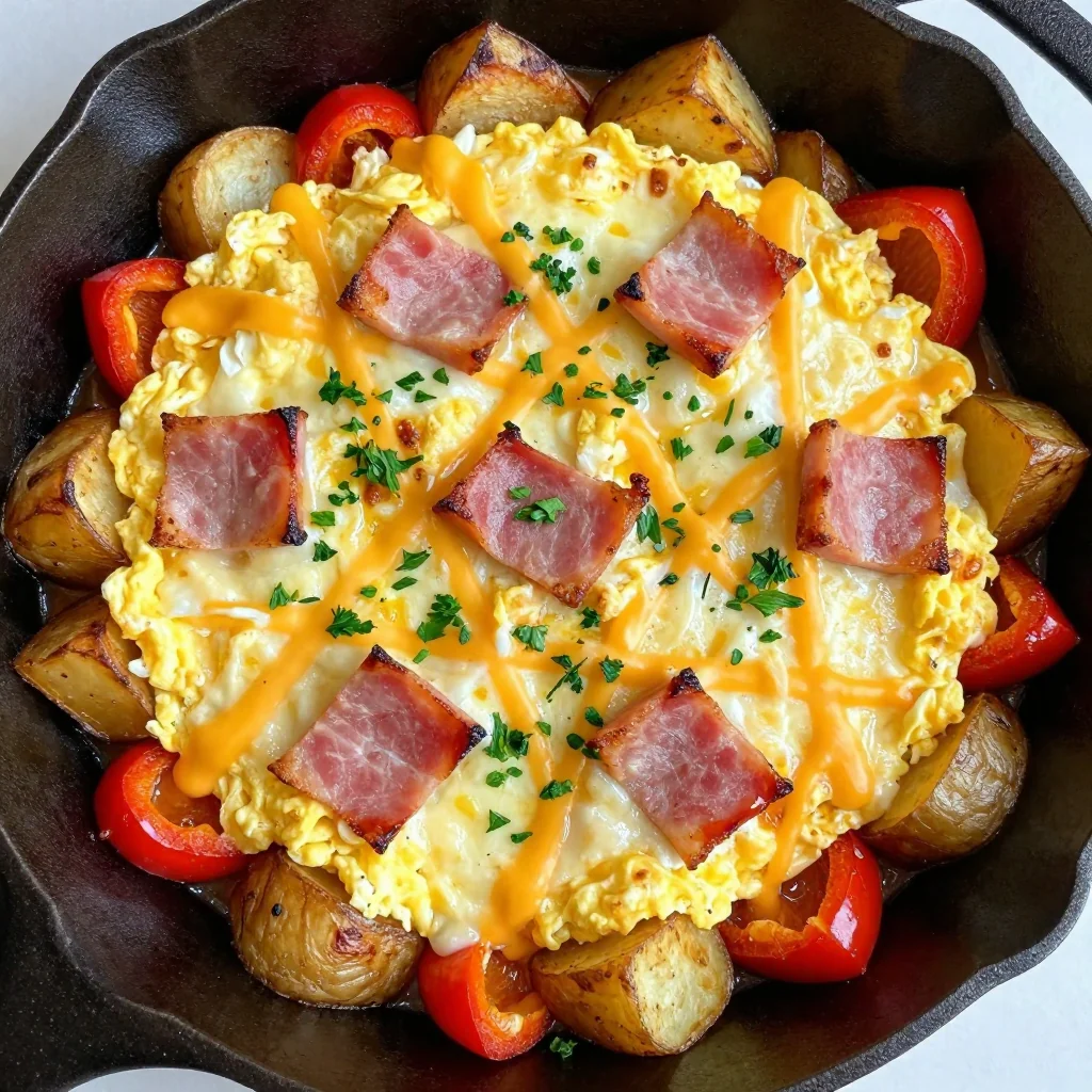 New Year's Day Breakfast Bake with Leftover Ham