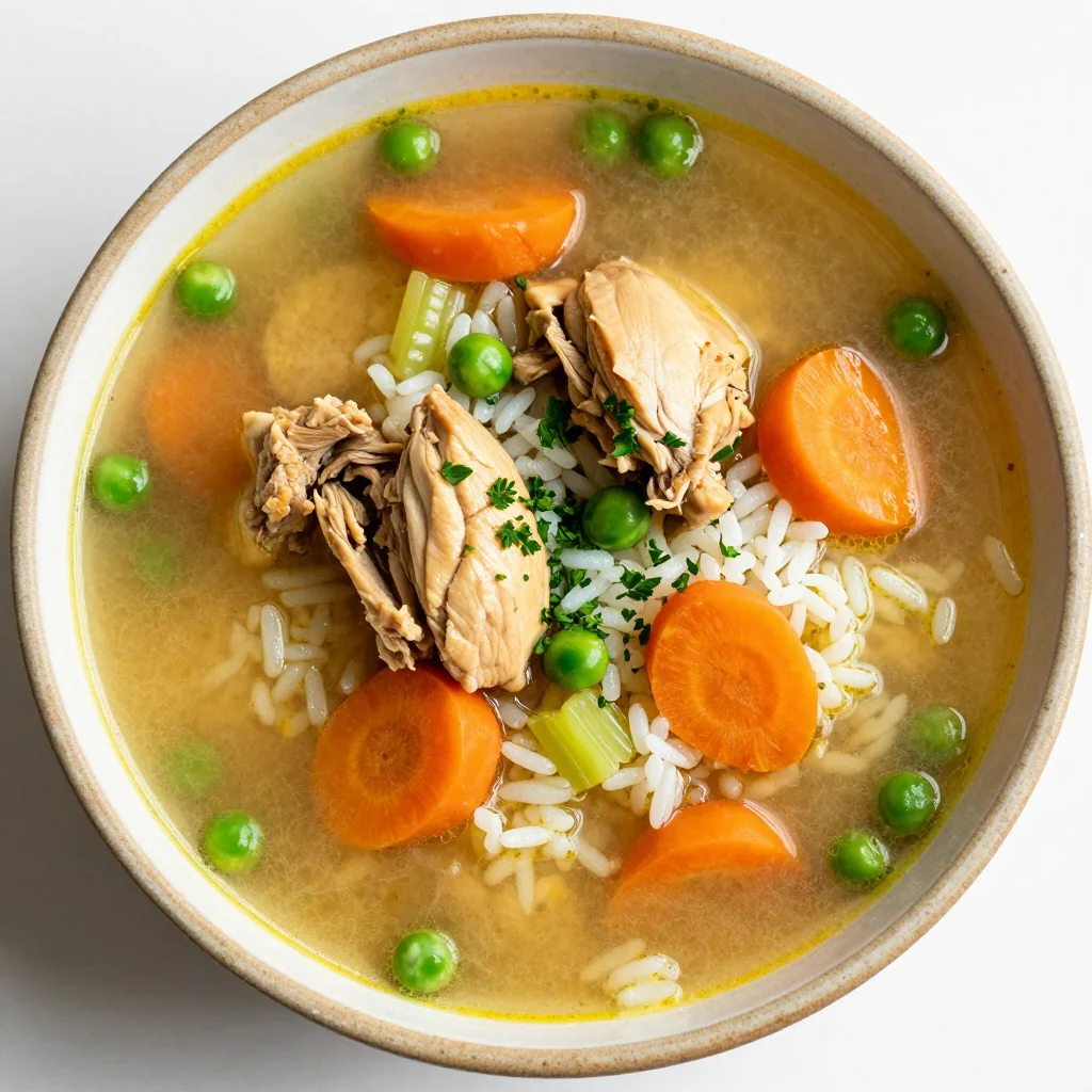 Cozy Chicken And Vegetable Soup With Rice