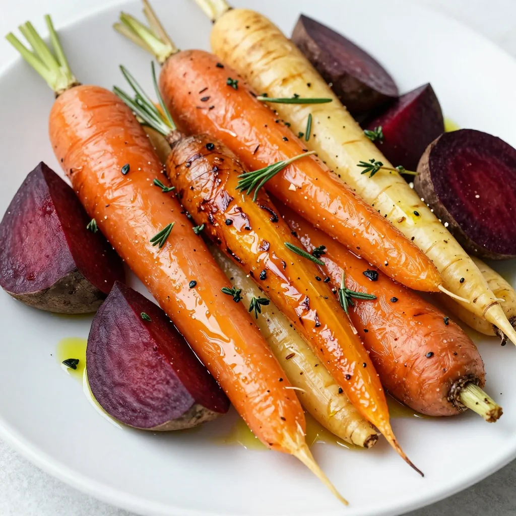 Clean Eating Roasted Root Vegetables With Herbs