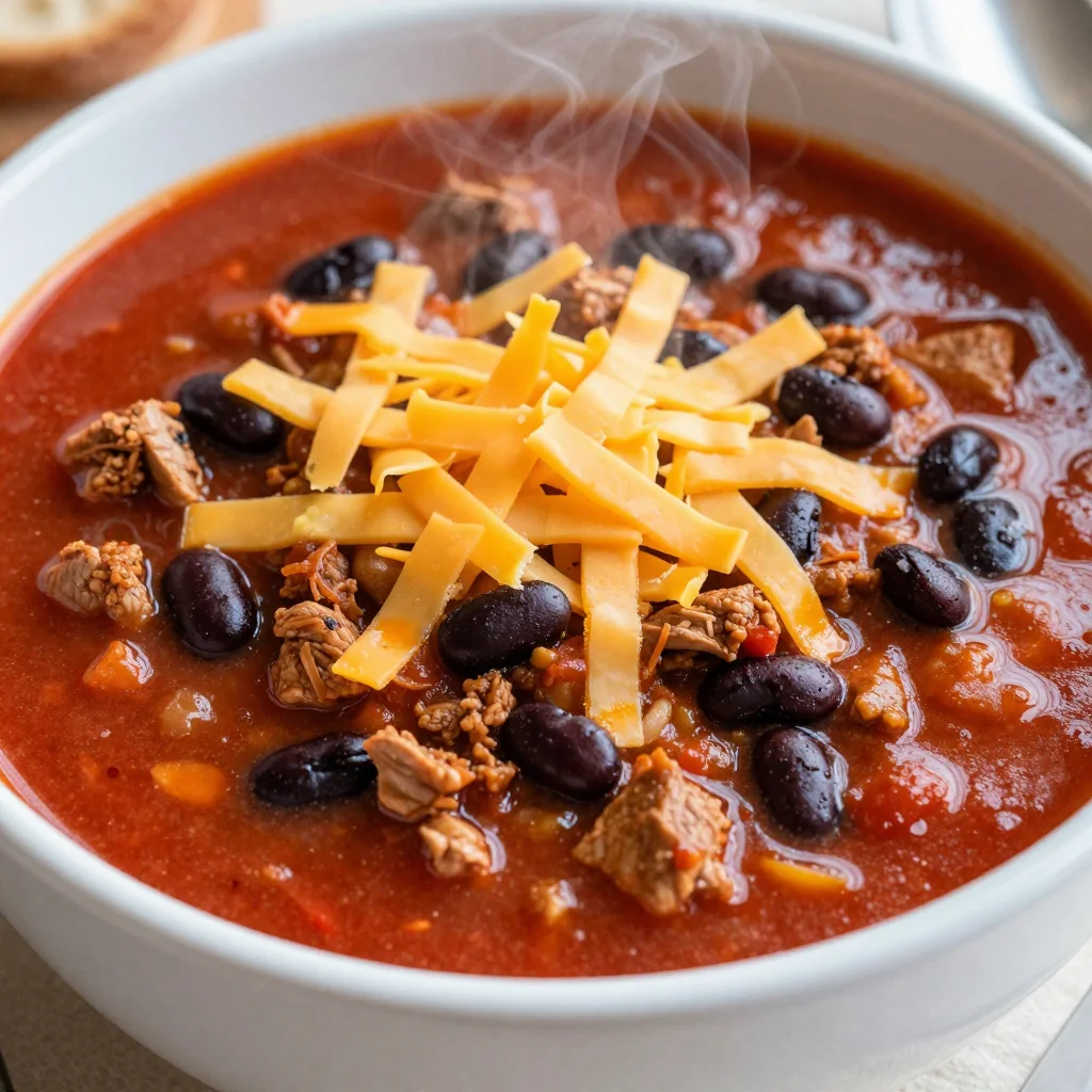 Hearty Slow Cooker Turkey Chili with Black Beans Tonight