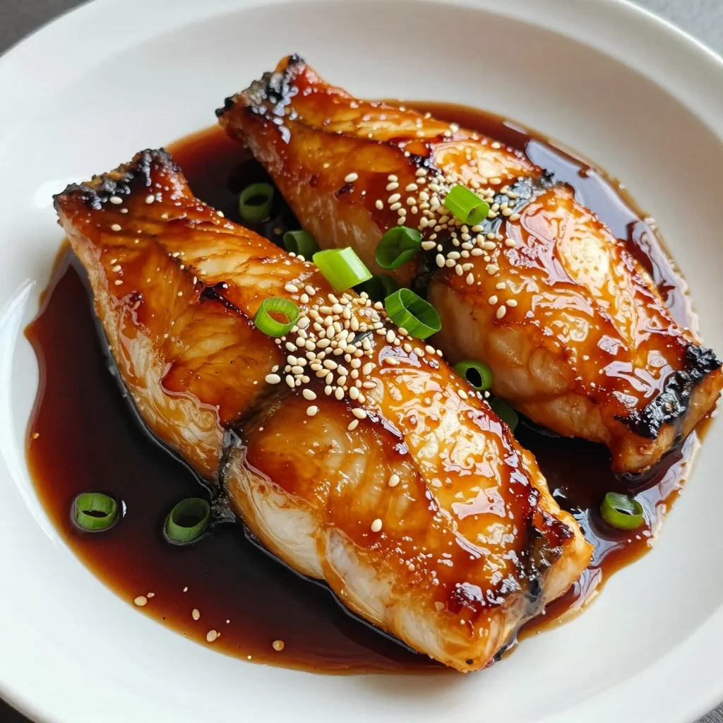 New Year's Day Slow Cooker Miso Glazed Cod Fillets