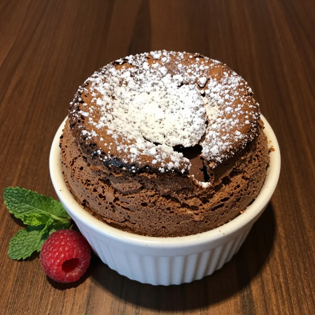 Showstopper Chocolate Soufflé for a Light Dessert