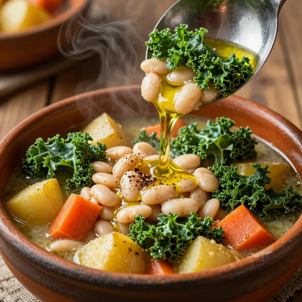 Cozy White Bean Kale Stew for Clean Eating Goals