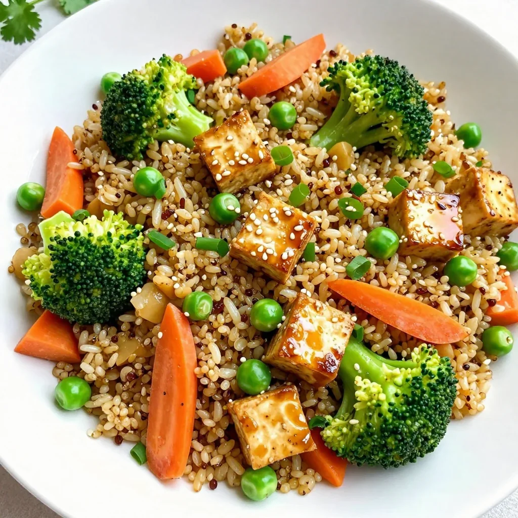 Veggie-Packed Quinoa Fried Rice for a Clean Eating Boost