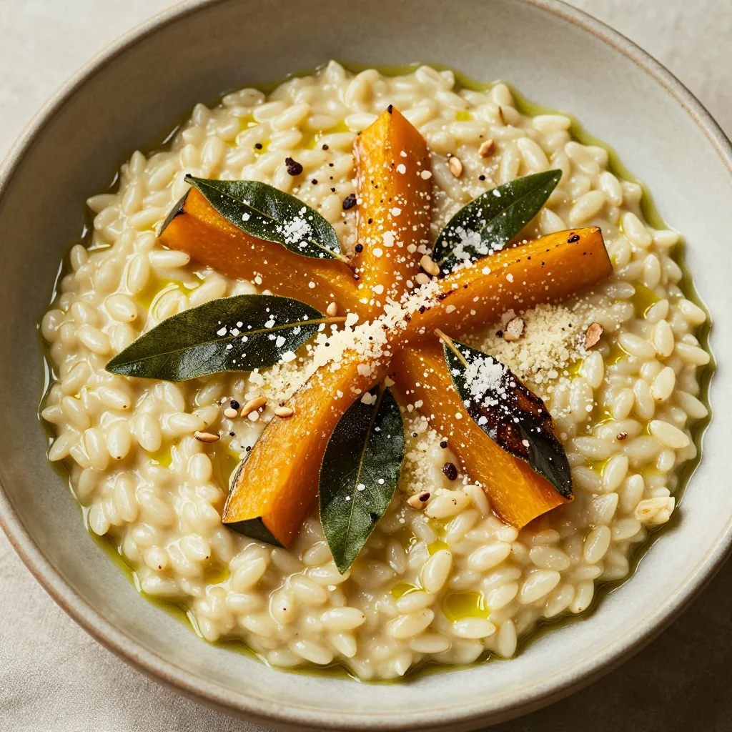 creamy sage and butternut squash risotto for cozy winter nights