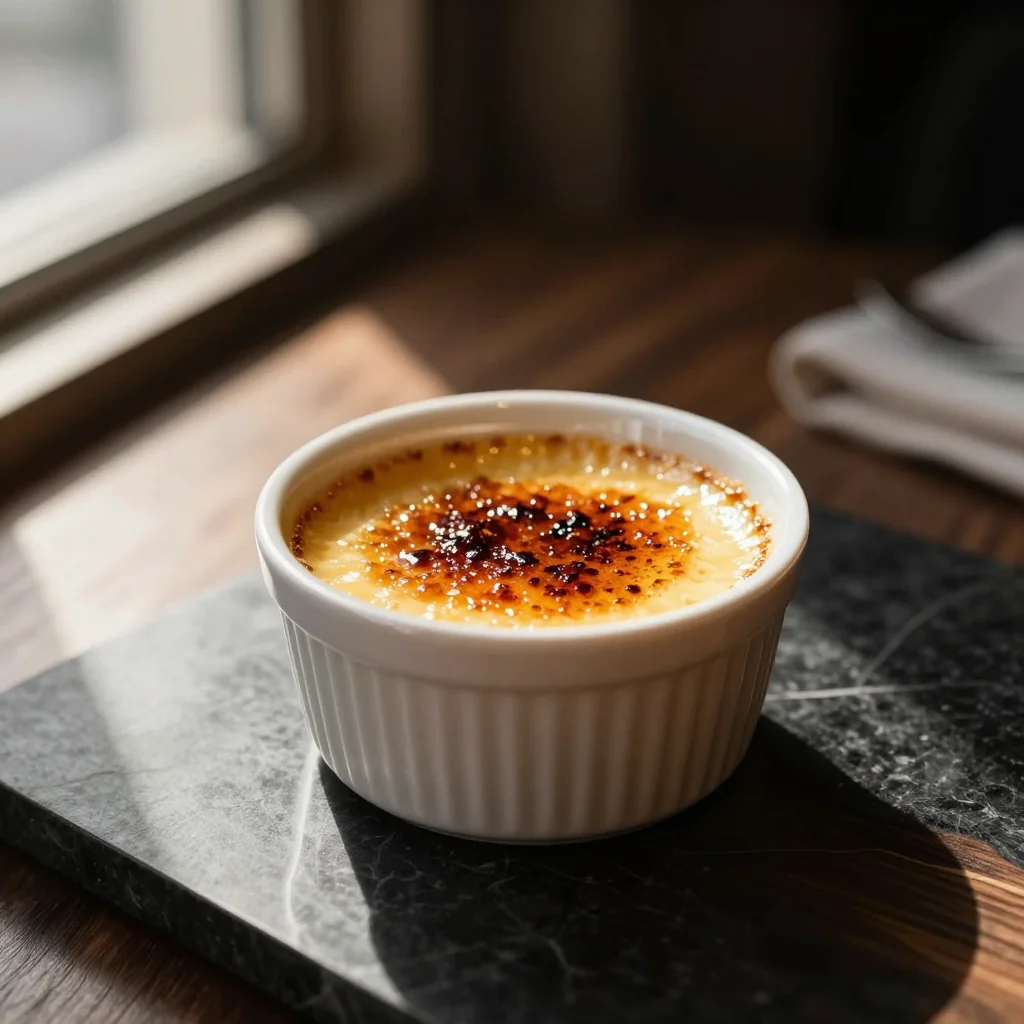 Vanilla Bean Creme Brulee Restaurant Style