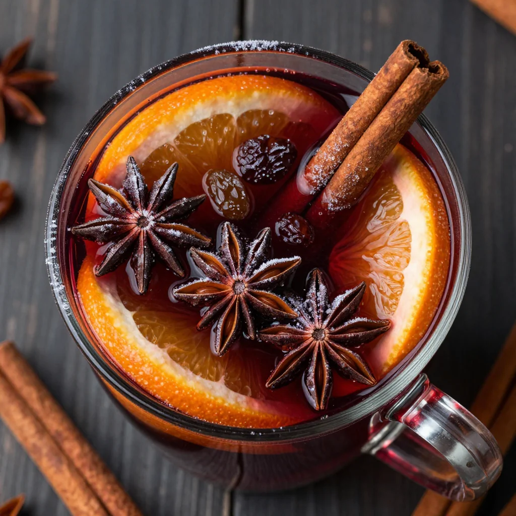 Warm And Spicy Mulled Wine For A January Evening