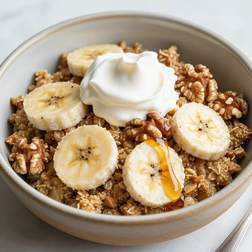 Cozy Banana Bread Baked Oatmeal for a Comforting Meal