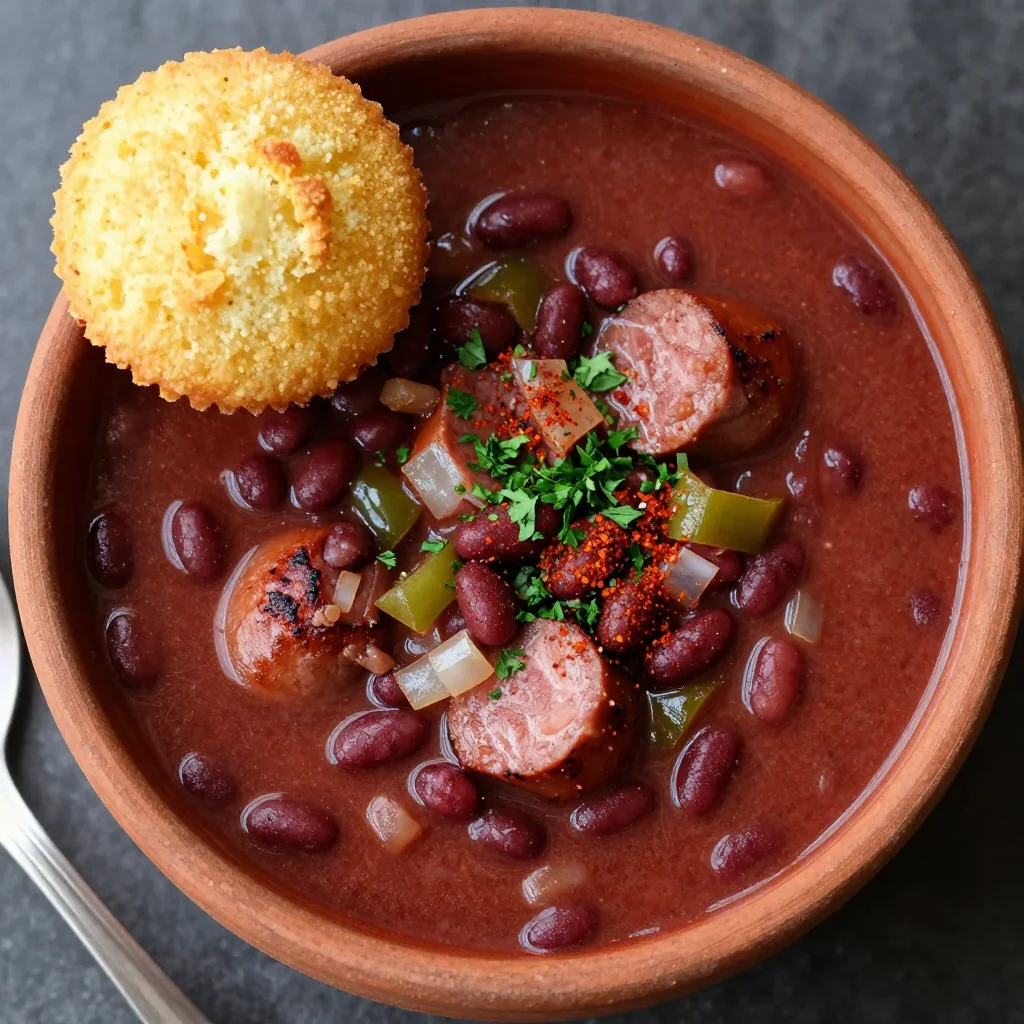 Martin Luther King Day Red Beans and Sausage Soup