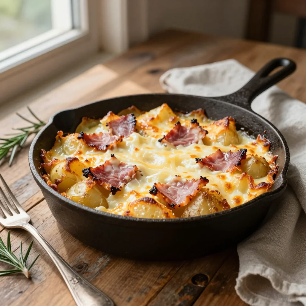 Scalloped Potatoes with Ham and Cheese