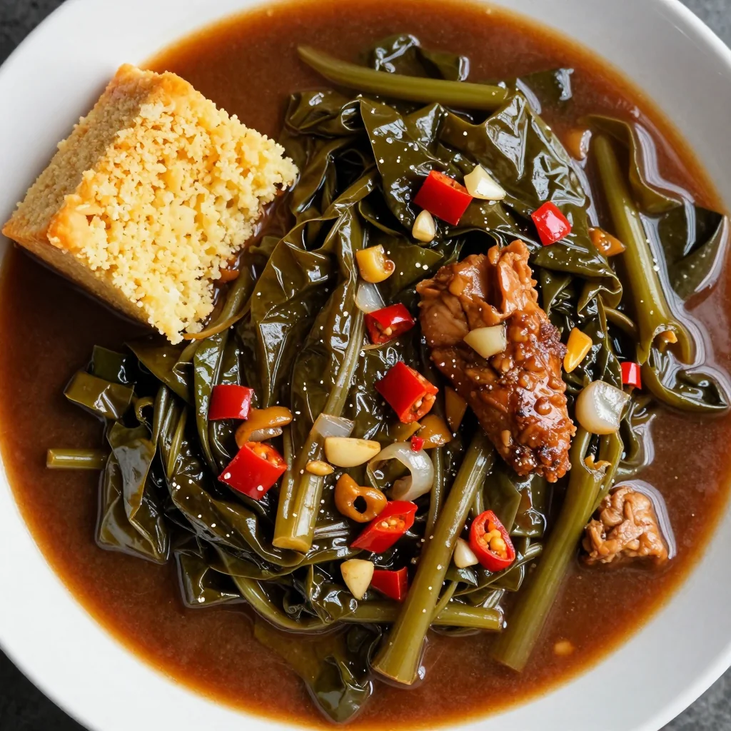 Southern Style Collard Greens for MLK Day Dinner
