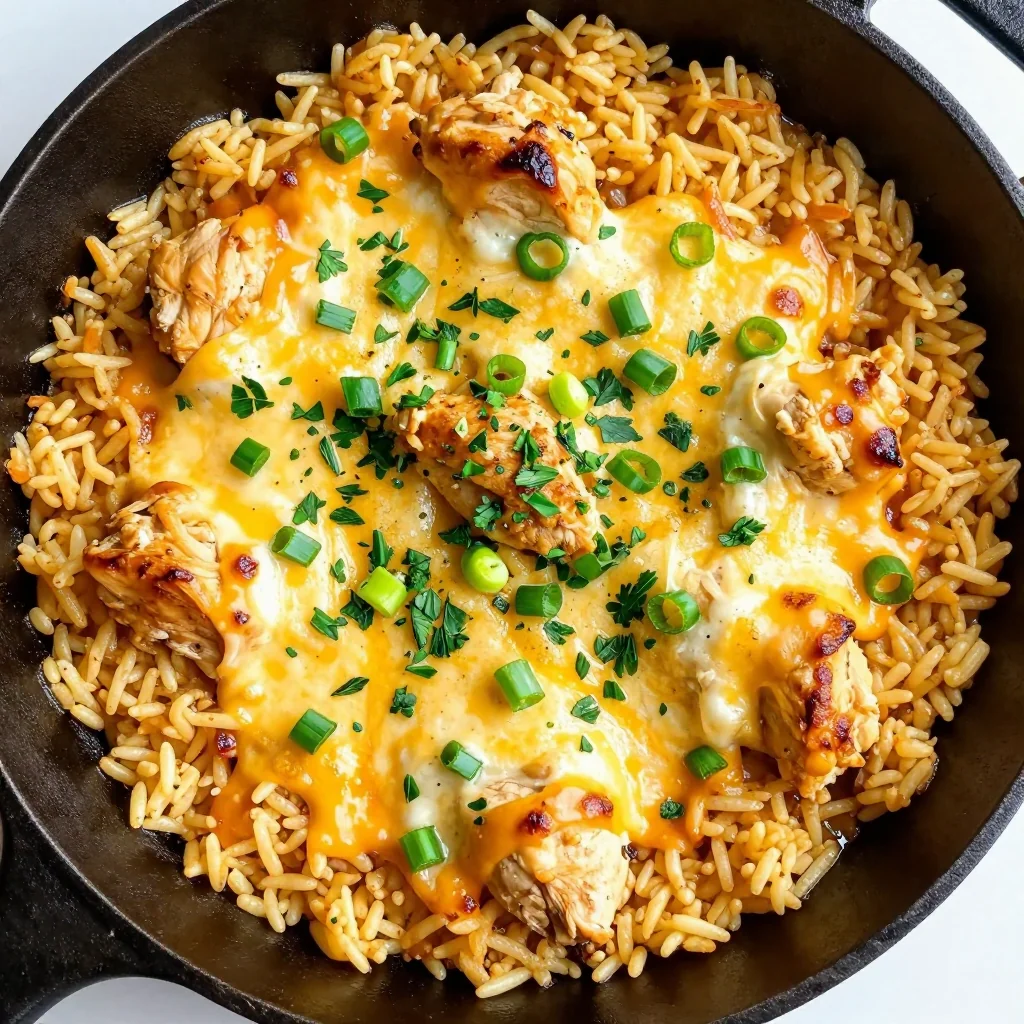 One-Pan Cheesy Chicken and Rice for Picky Eaters