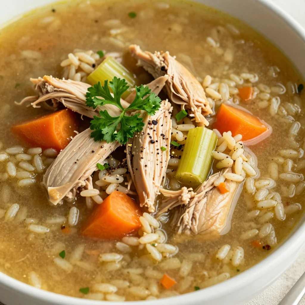 Rustic Chicken and Wild Rice Soup Recipe
