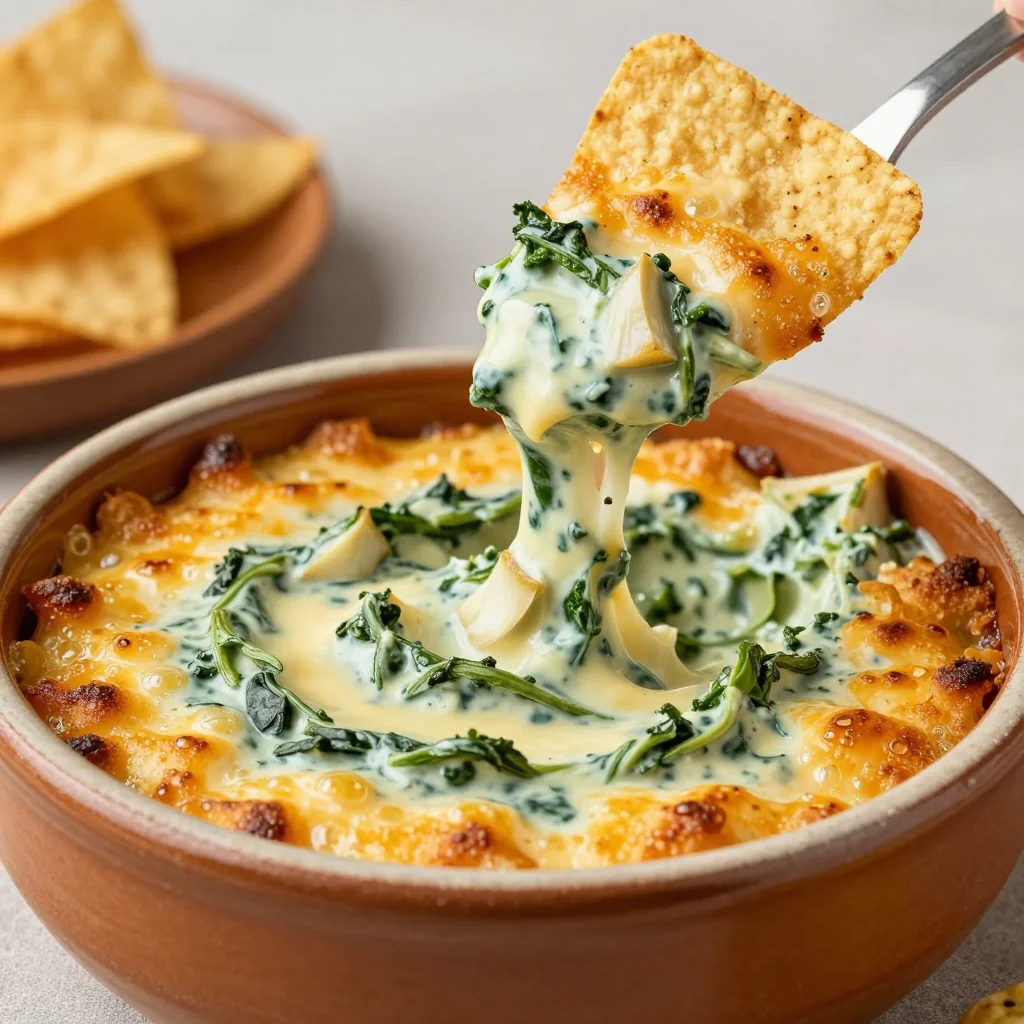 Creamy Spinach Artichoke Dip for Game Day Snacking
