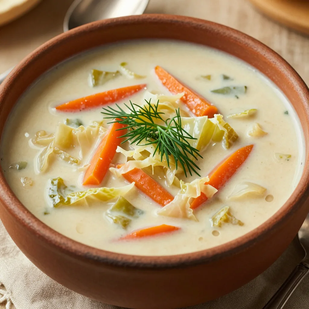 Slow Cooker Creamy Cabbage Soup for MLK Day