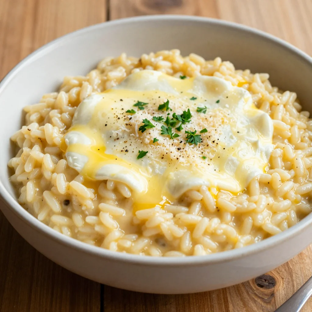 Cheesy Slow Cooker Risotto for a Creamy Budget Dinner
