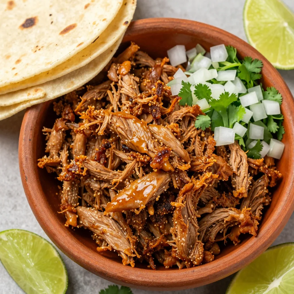 Budget Slow Cooker Pork Carnitas for Tacos Dinner