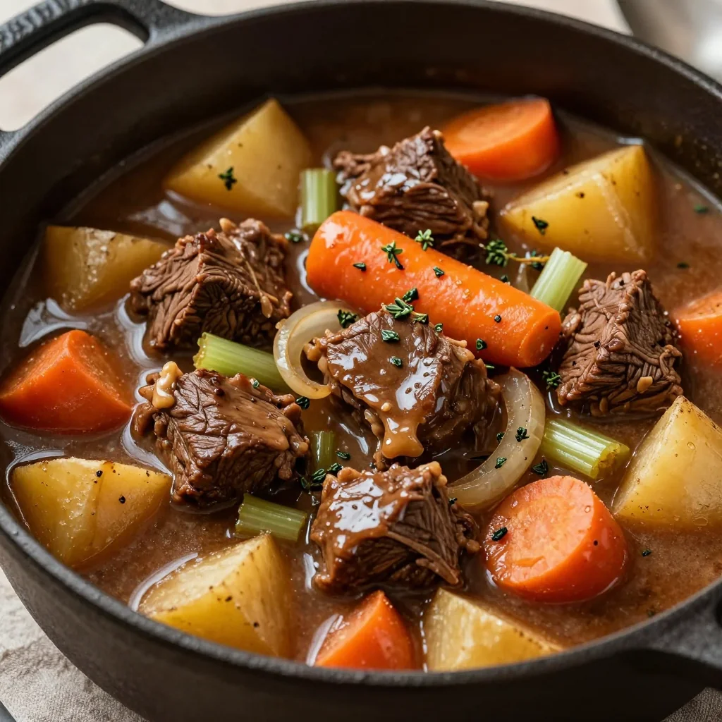 Budget-Friendly Beef Stew Slow Cooked All Day Long