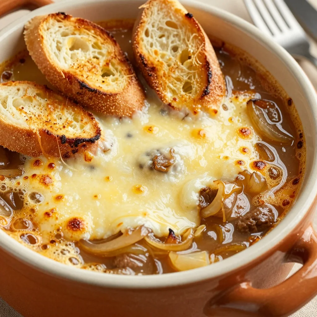 Slow Cooker French Onion Soup for Winter Warmth Fix
