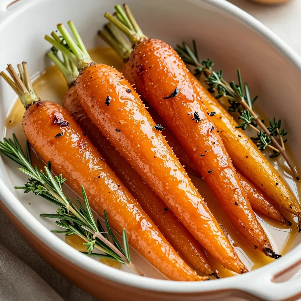 mapleglazed roasted carrots and parsnips with fresh herbs for holidays